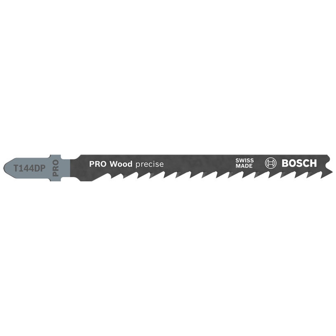 Bosch Stichsägeblatt T 144 DP Precision for Wood, 100er-Pack