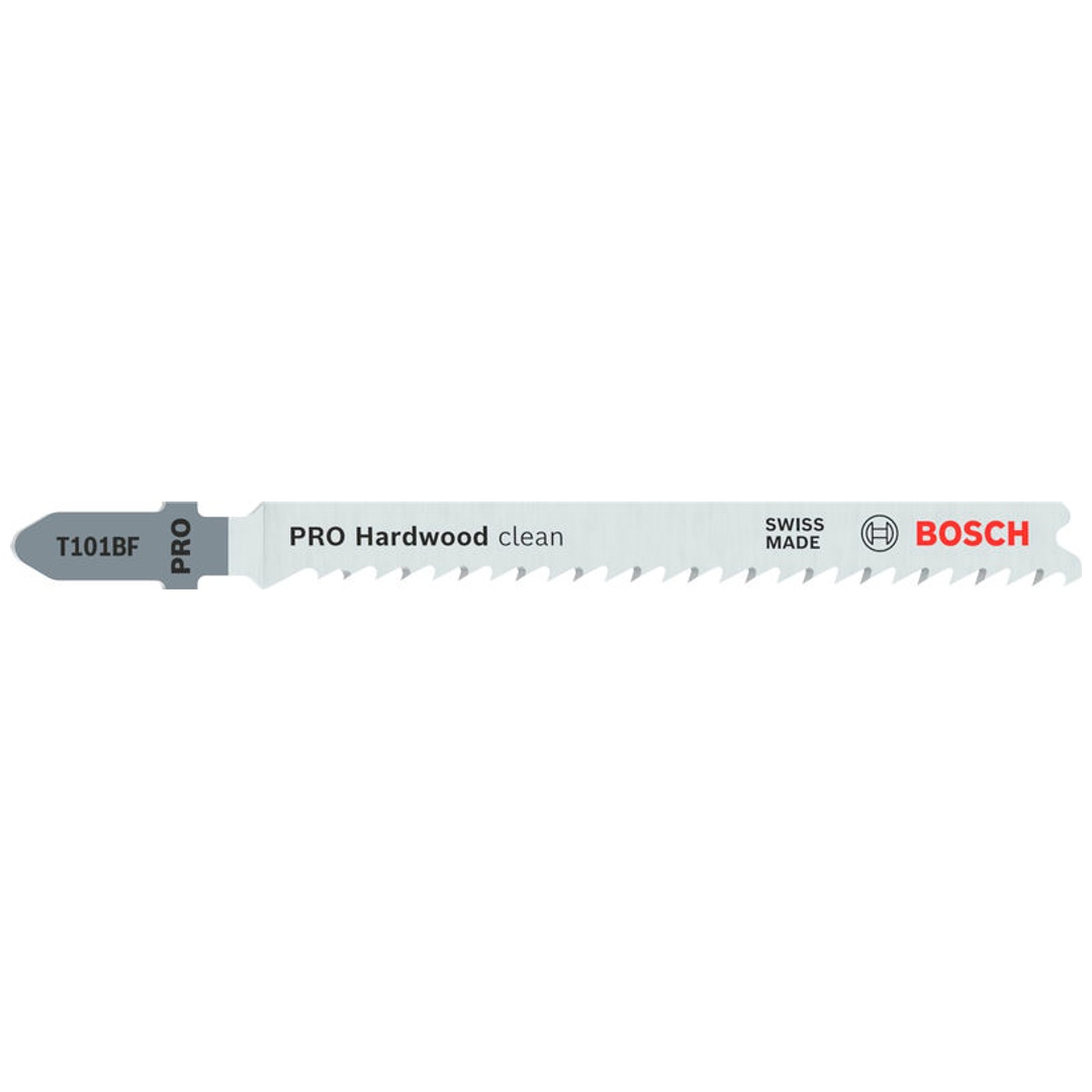 Bosch Stichsägeblatt T 101 BF, Clean for Hard Wood, 25er-Pack