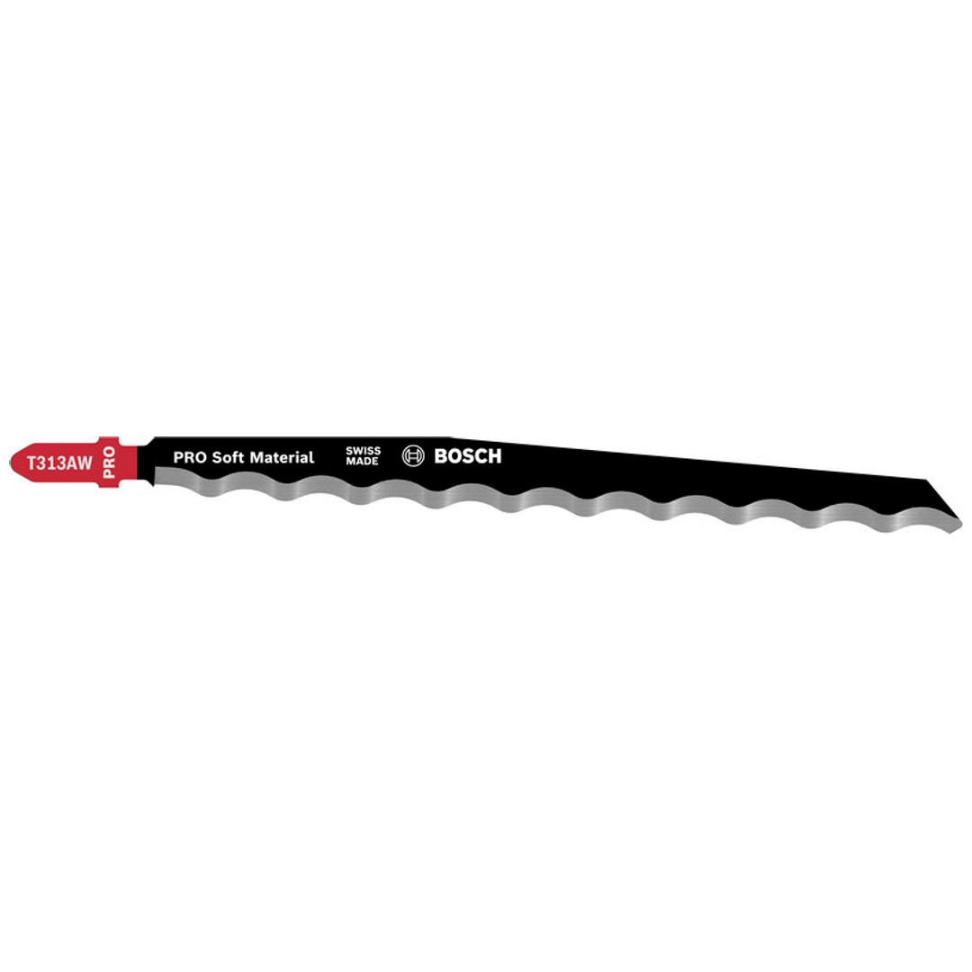Bosch Stichsägeblatt T 313 AW Special for Soft Material, 3er-Pack