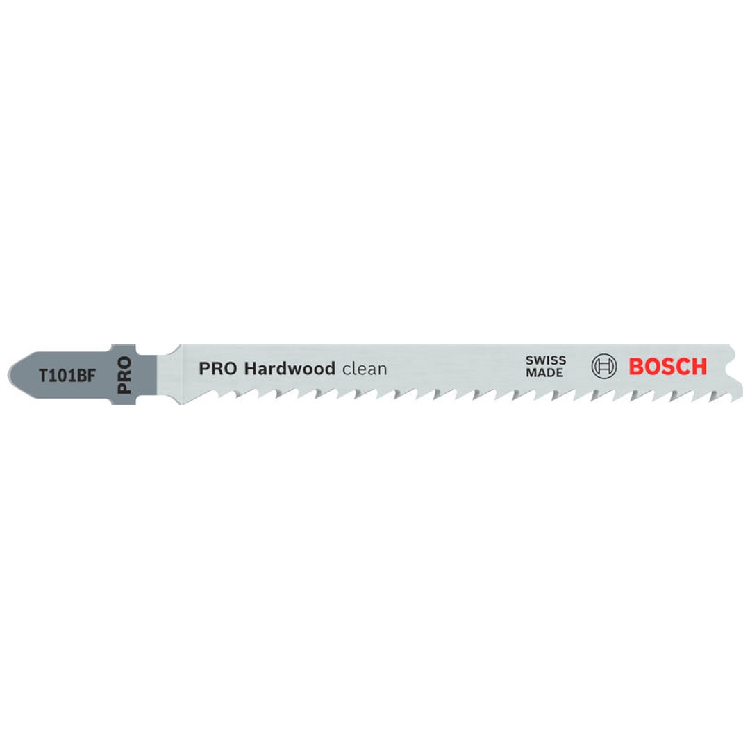 Bosch Stichsägeblatt T 101 BF Clean for Hard Wood, 3er-Pack