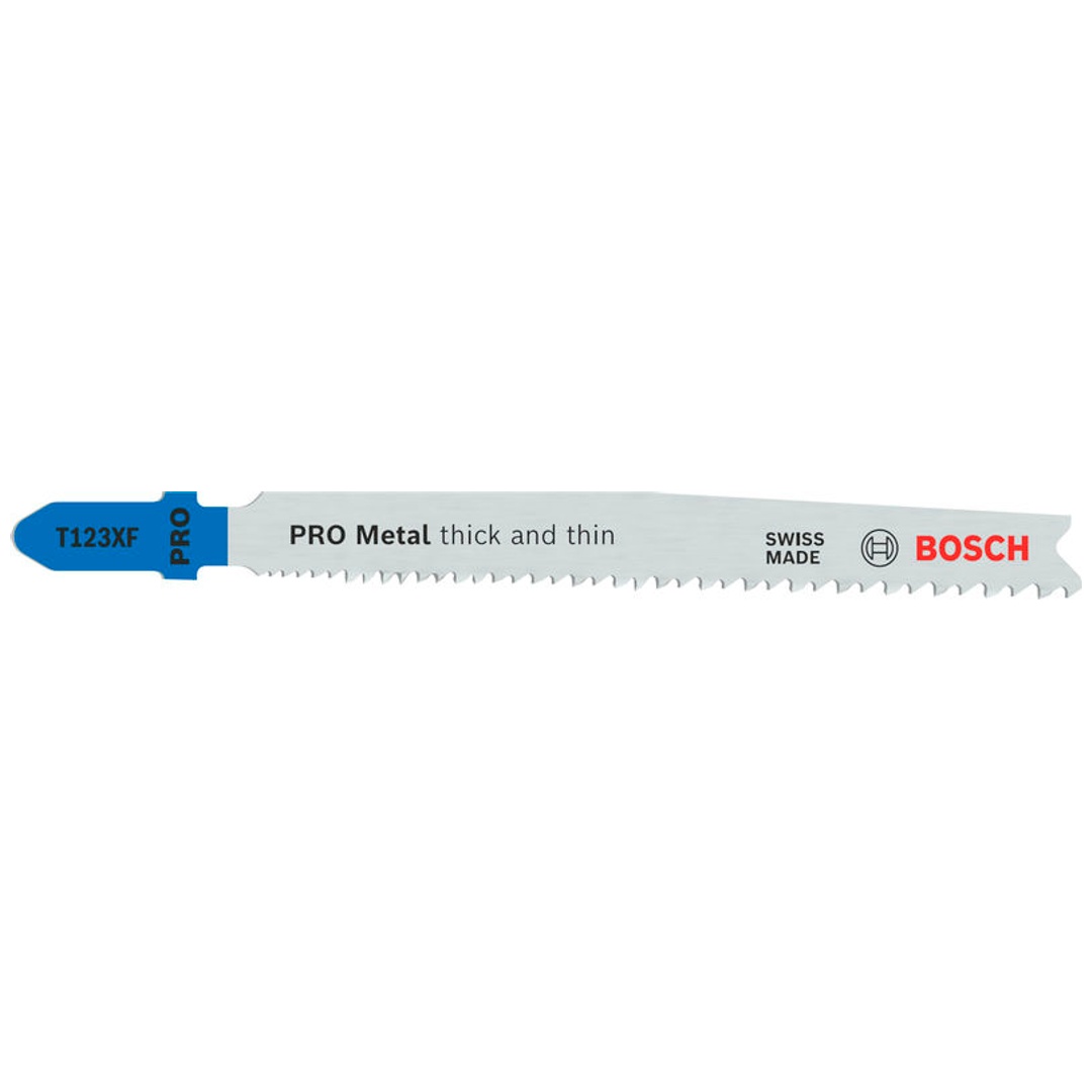 Bosch PRO Stichsägeblatt Metal thick and thin T123XF, 100 mm, 5-tlg.