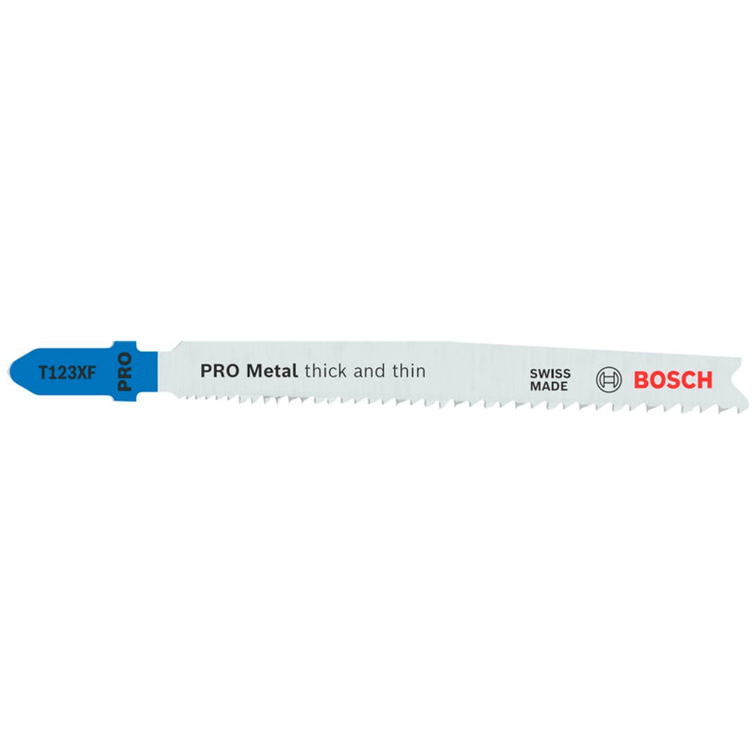 Bosch Stichsägeblatt T 123 XF Progressor for Metal, 25er-Pack