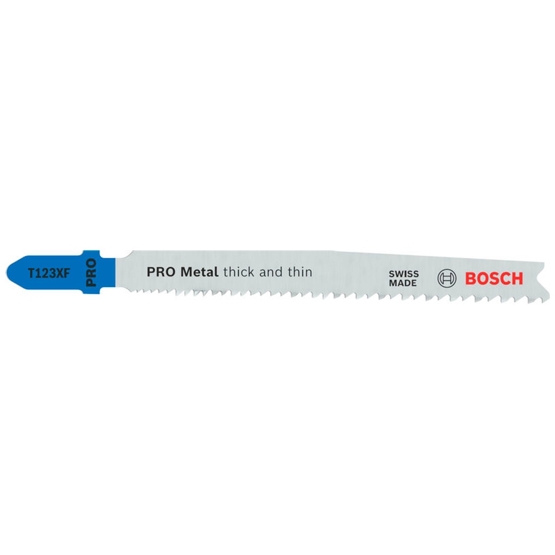 Bosch Stichsägeblatt T 123 XF Progressor for Metal, 100er-Pack