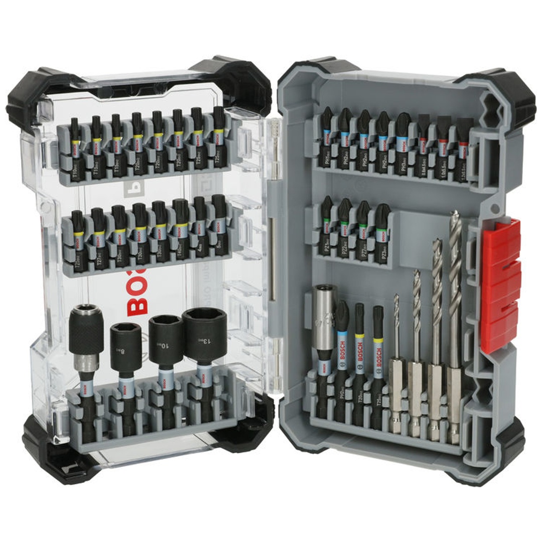 Bosch PRO Impact Schrauberbit- und Holzbohrer Mixed Set, 40-tlg.