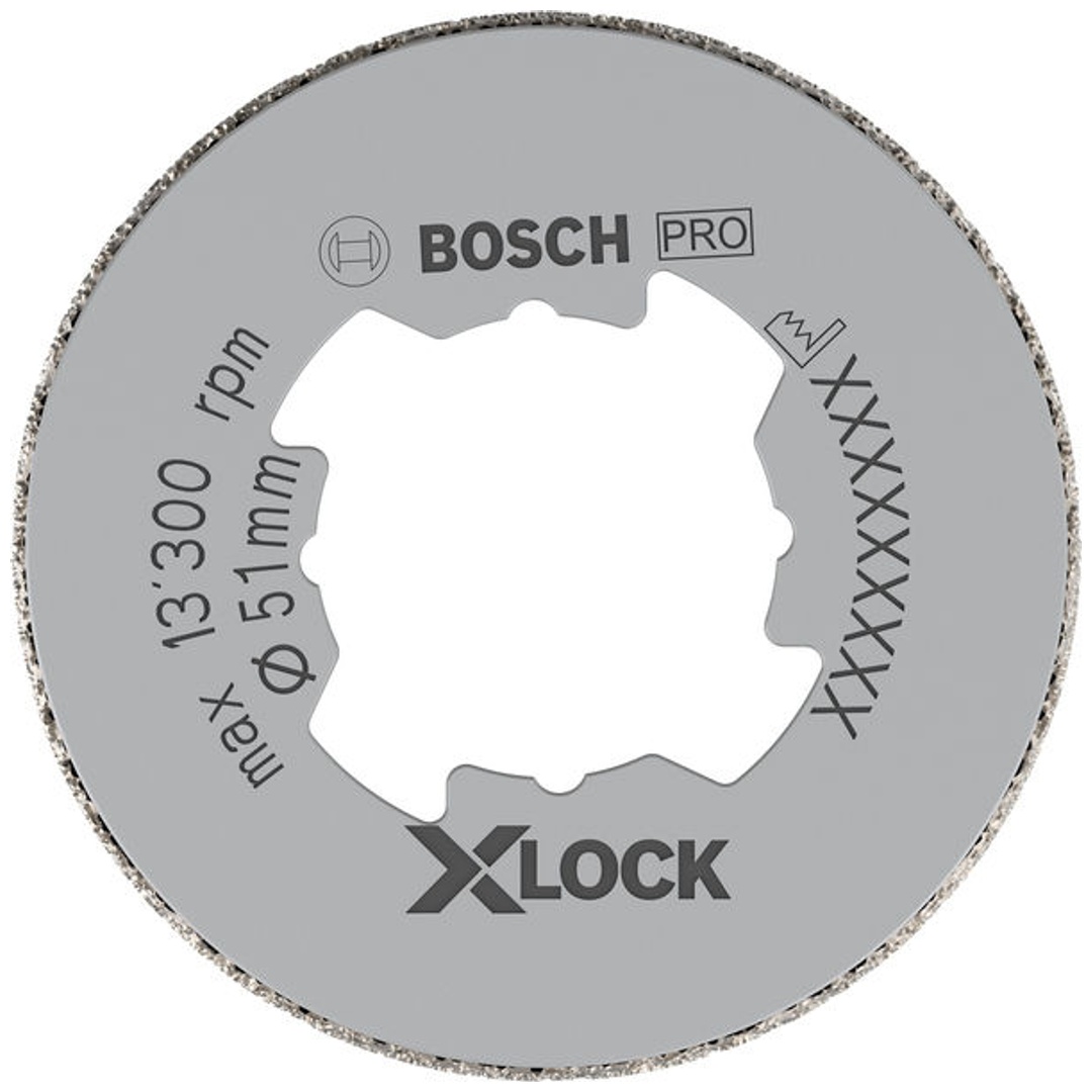 Bosch X-LOCK Diamanttrockenbohrer Best for Ceramic Dry Speed 51 x 35 mm