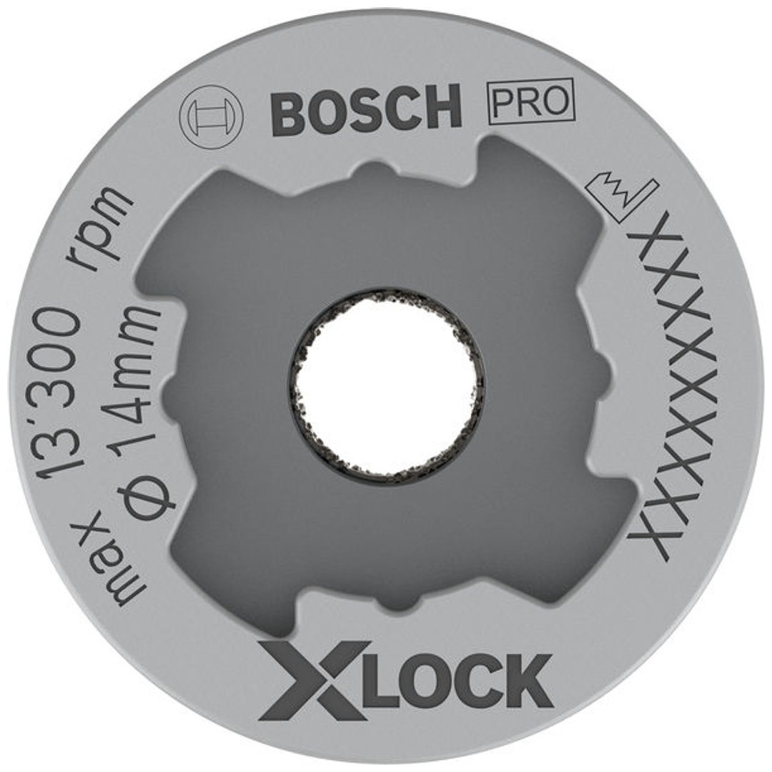 Bosch X-LOCK Diamanttrockenbohrer Best for Ceramic Dry Speed 14 x 30 mm