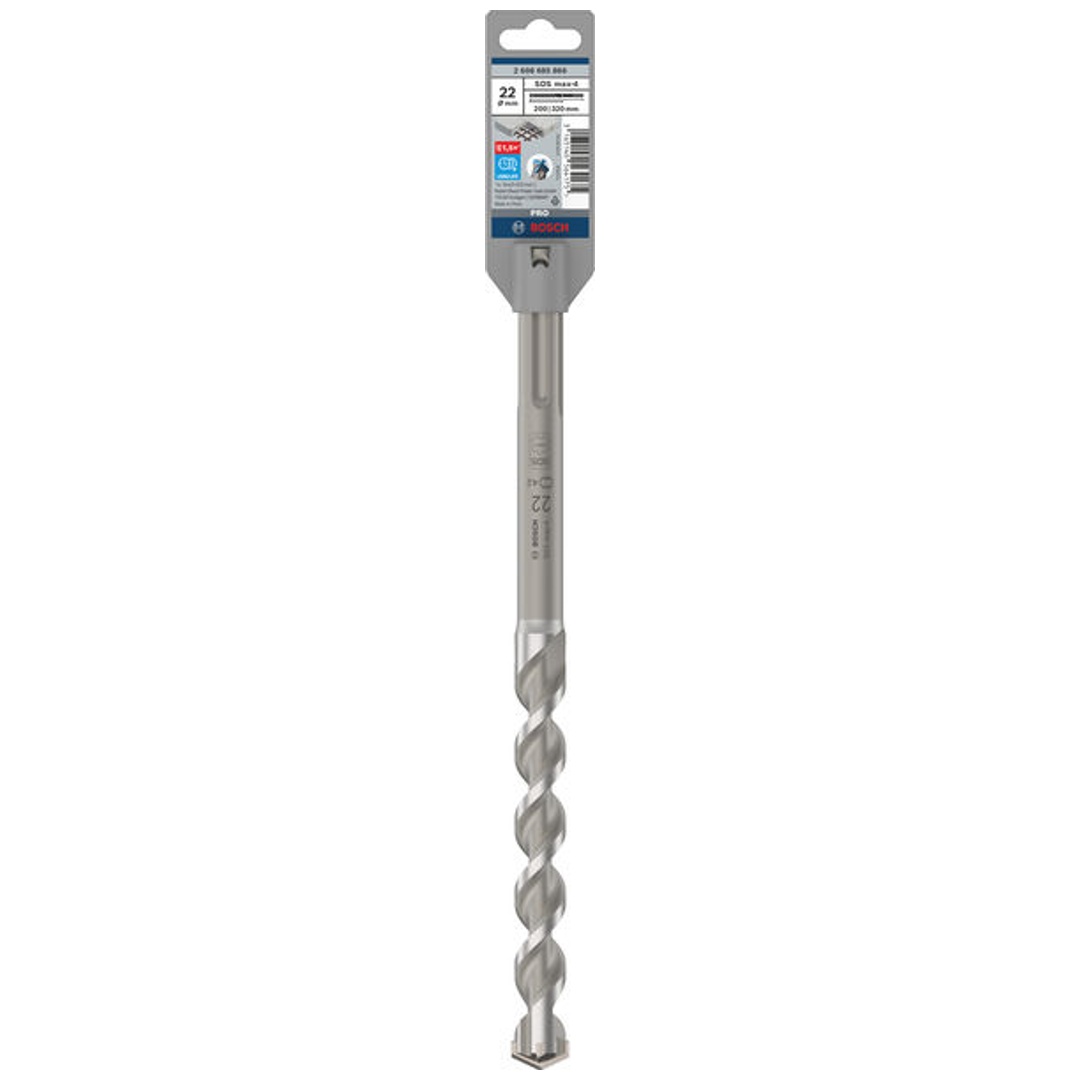 Bosch Hammerbohrer SDS-max-4 22 x 200 x 320 mm