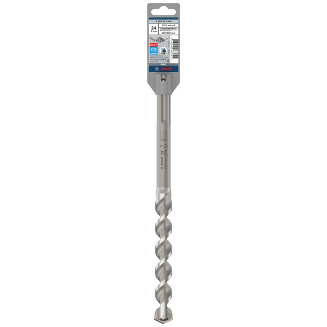 Bosch Hammerbohrer SDS-max-4 24 x 200 x 320 mm