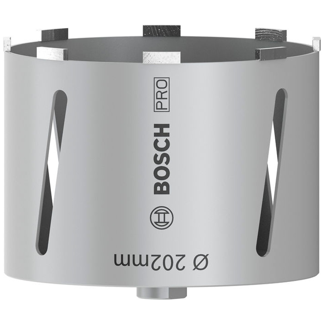 Bosch Diamanttrockenbohrkrone G 1/2, Best for Universal, 202 mm, 150 mm, 9, 7 mm