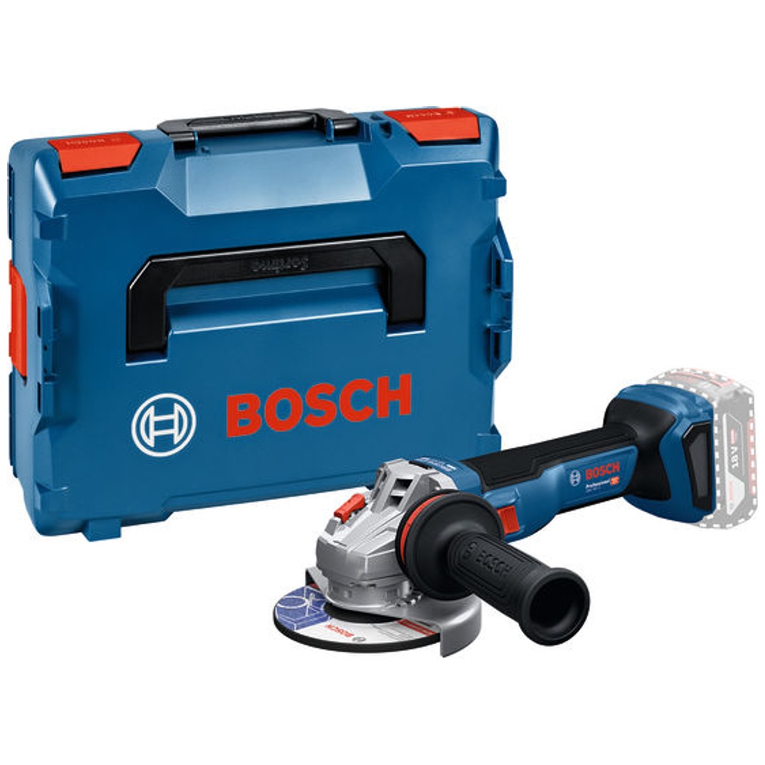 Bosch Akku-Winkelschleifer GWS 18V-11, incl. Zubehör, L-BOXX