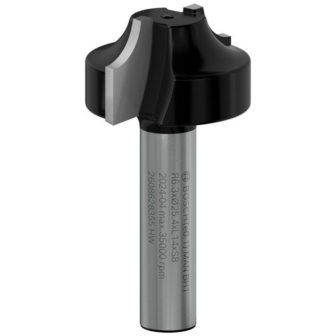 Bosch PROFILfräser E, 8 mm, R1 6,3 mm, D 25,4 mm, L 14 mm, G 46 mm
