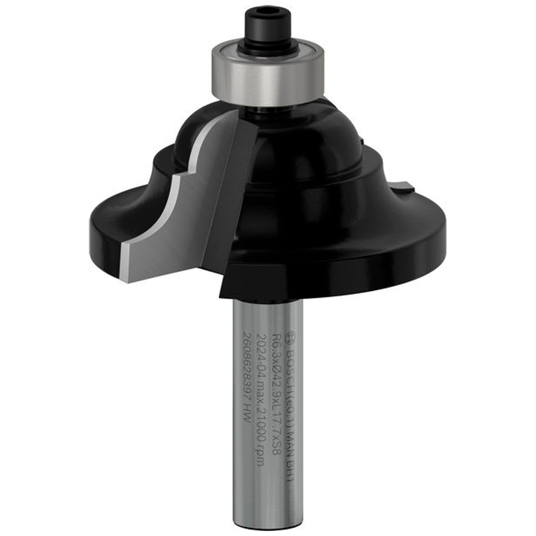 Bosch PROFILfräser D, 8 mm, R1 6,3 mm, B 15 mm, L 18 mm, G 60 mm