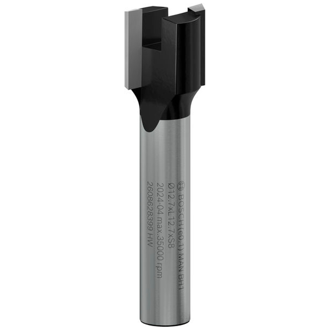 Bosch Schaniernutfräser Standard for Wood, 8 mm, D1 12,7 mm, L 12,7 mm, G 50,8 mm