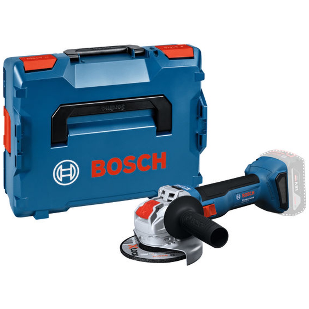 Bosch Professional Bosch Akku-Winkelschleifer mit X-LOCK GWX 18V-8, incl. Zubehör, L-BOXX
