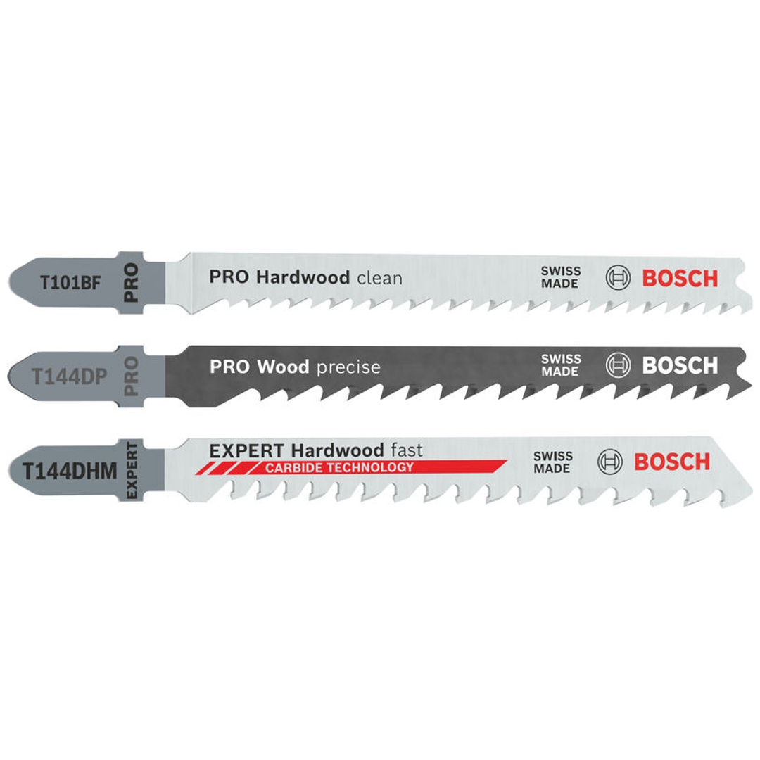 Bosch 15-tlg. Stichsägeblatt-Set für Holz, T-Schaft