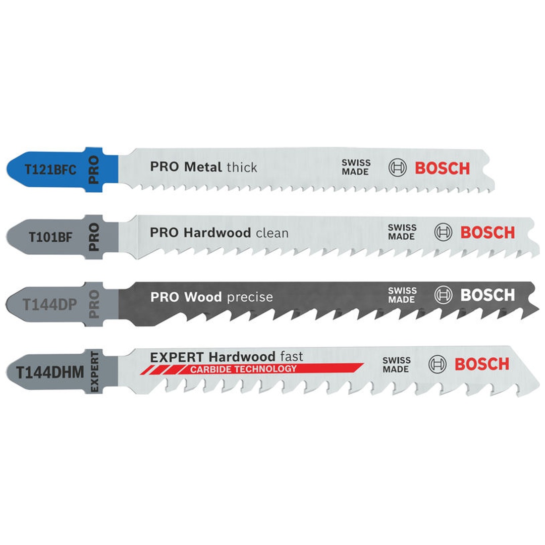 Bosch 15-tlg. Stichsägeblatt-Set für Holz und Metall, T-Schaft