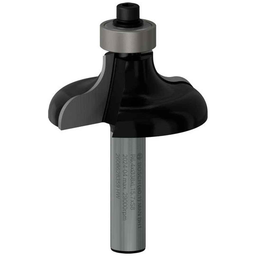 Bosch PROFILfräser G, 8 mm, R1 6,35 mm, D 38 mm, L 15,7 mm, G 57 mm