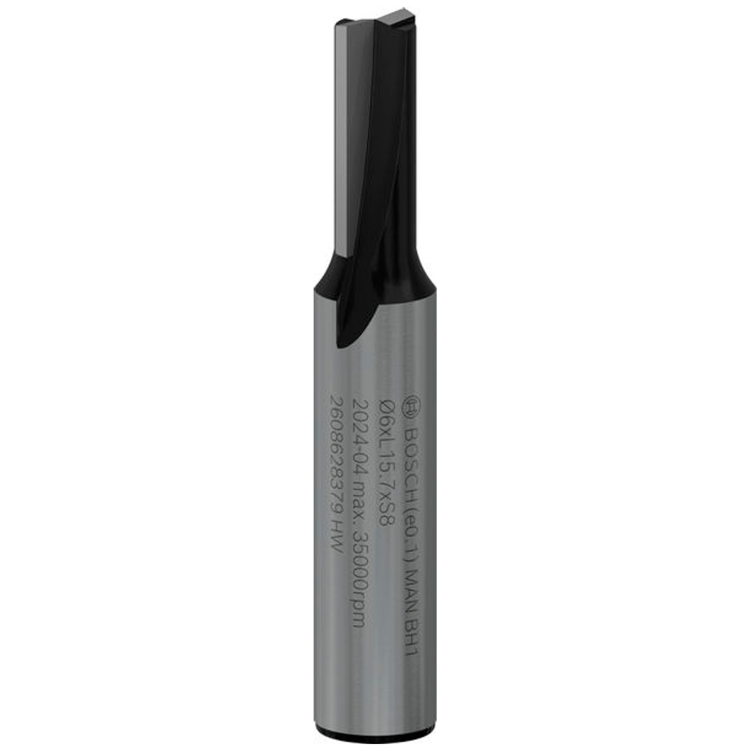 Bosch Nutfräser Standard for Wood, 8 mm, D1 6 mm, L 16 mm, G 48 mm