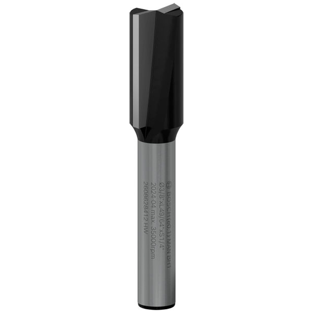 Bosch Nutfräser 1/4, D1 9,5 mm, L 19,5 mm, G 51 mm