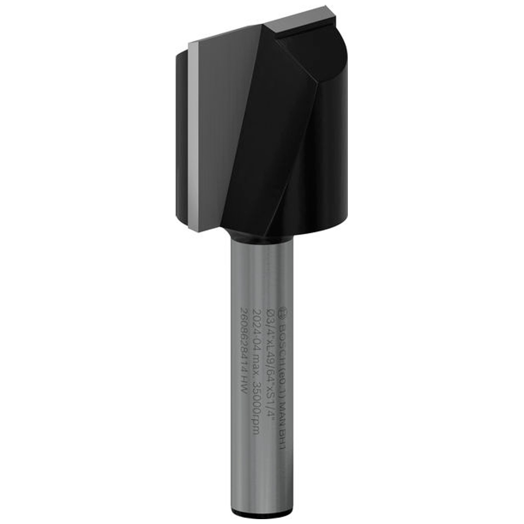 Bosch Nutfräser 1/4, D1 19 mm, L 19,5 mm, G 51 mm