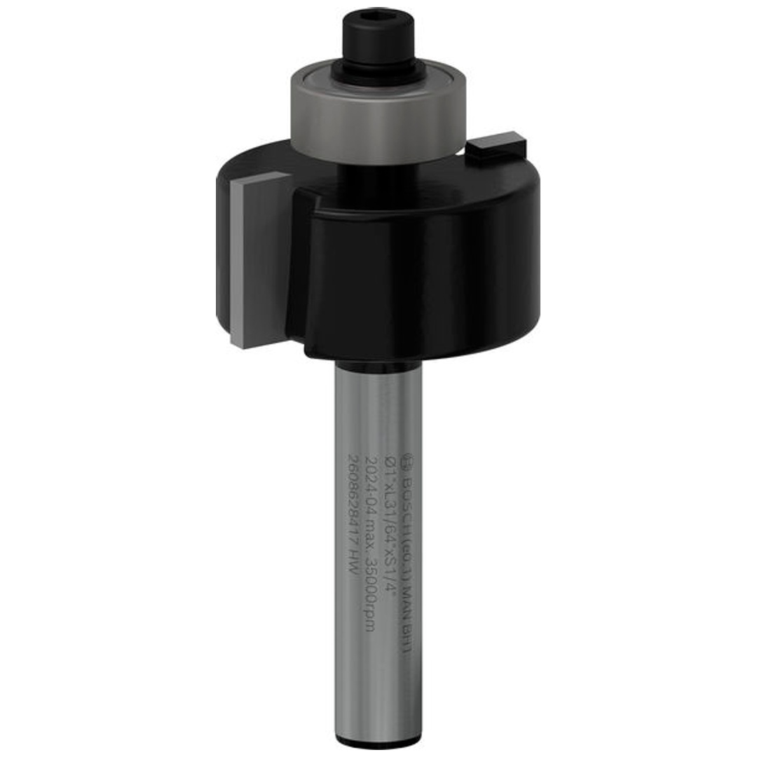 Bosch Falzfräser 1/4, D1 25,4 mm, L 12,7 mm, G 54 mm