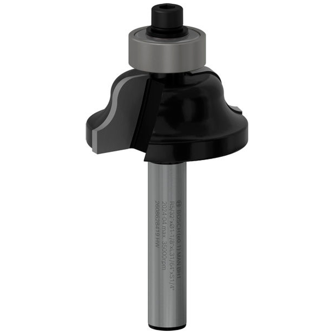 Bosch PROFILfräser B 1/4, R1 4 mm, D1 28,6 mm, B 15,9 mm, L 12,4 mm, G 54 mm