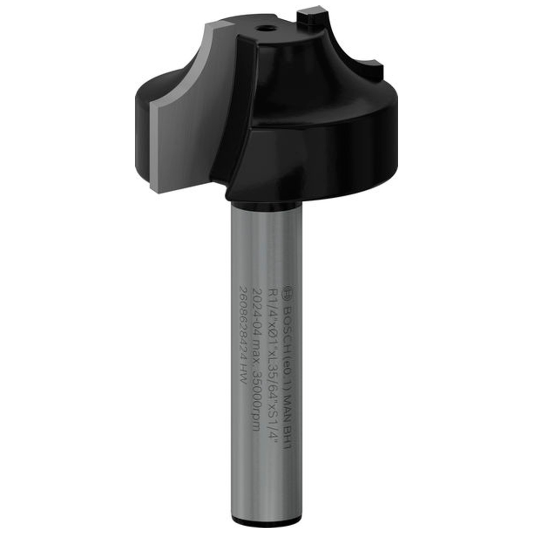 Bosch PROFILfräser E 1/4, R1 6,3 mm, D 25,4 mm, L 14 mm, G 46 mm