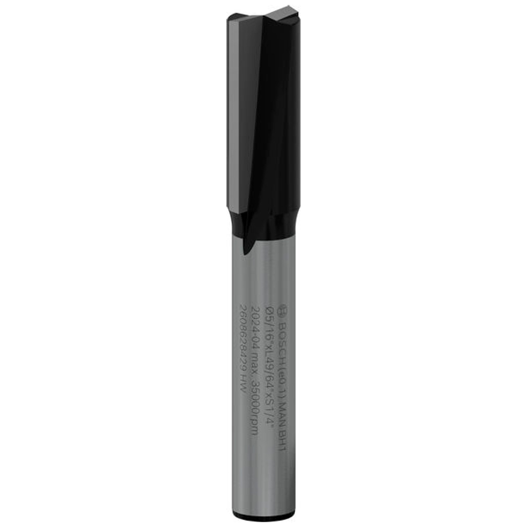 Bosch Nutfräser 1/4, D1 8 mm, L 19,5 mm, G 51 mm