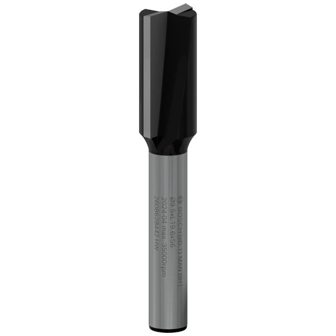 Bosch Nutfräser Standard for Wood, 6 mm, D1 9,5 mm, L 19,5 mm, G 51 mm