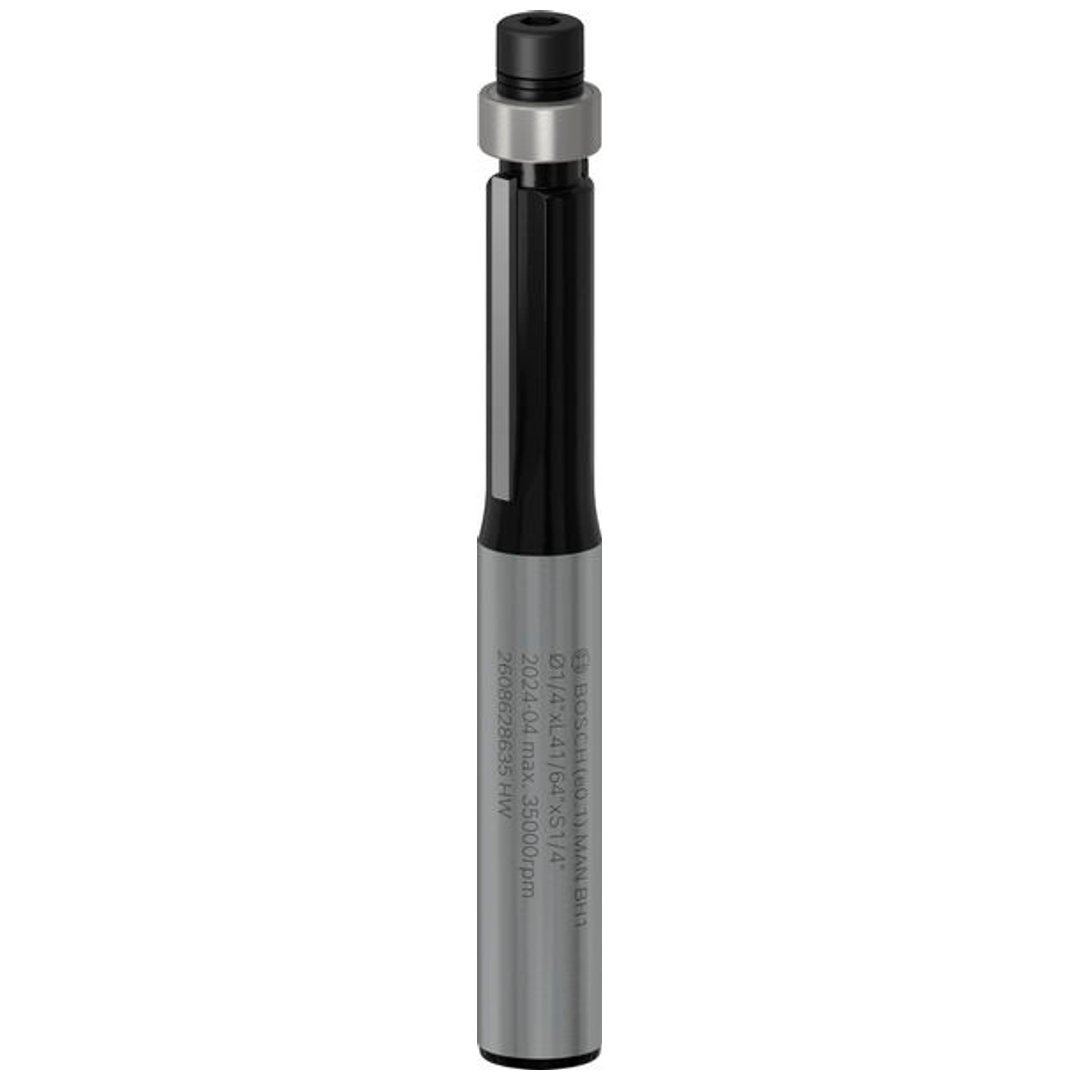 Bosch Bündigfräser 1/4, D1 6,35 mm, L 12,7 mm, G 54 mm
