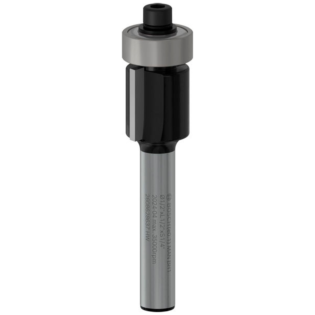 Bosch Bündigfräser 1/4, D1 12,7 mm, L 12,7 mm, G 56 mm