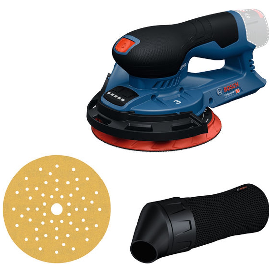 Bosch Professional Bosch Akku-Exzenterschleifer GEX 12V-150-3, incl. Schleifblatt, Zubehör, Karton