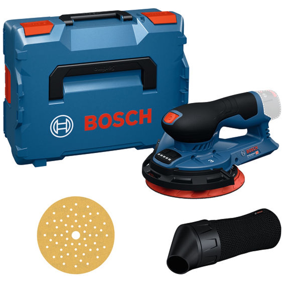 Bosch Professional Bosch Akku-Exzenterschleifer GEX 12V-150-3, incl. Schleifblatt, Zubehör, L-BOXX
