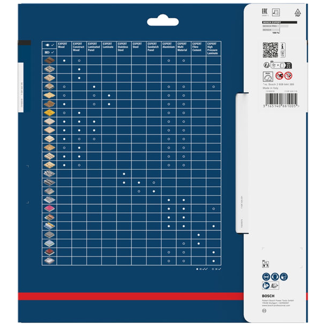 Bosch Kreissägeblatt Expert for Fibre Cement, 254 x 30 x 2,4 mm, 6