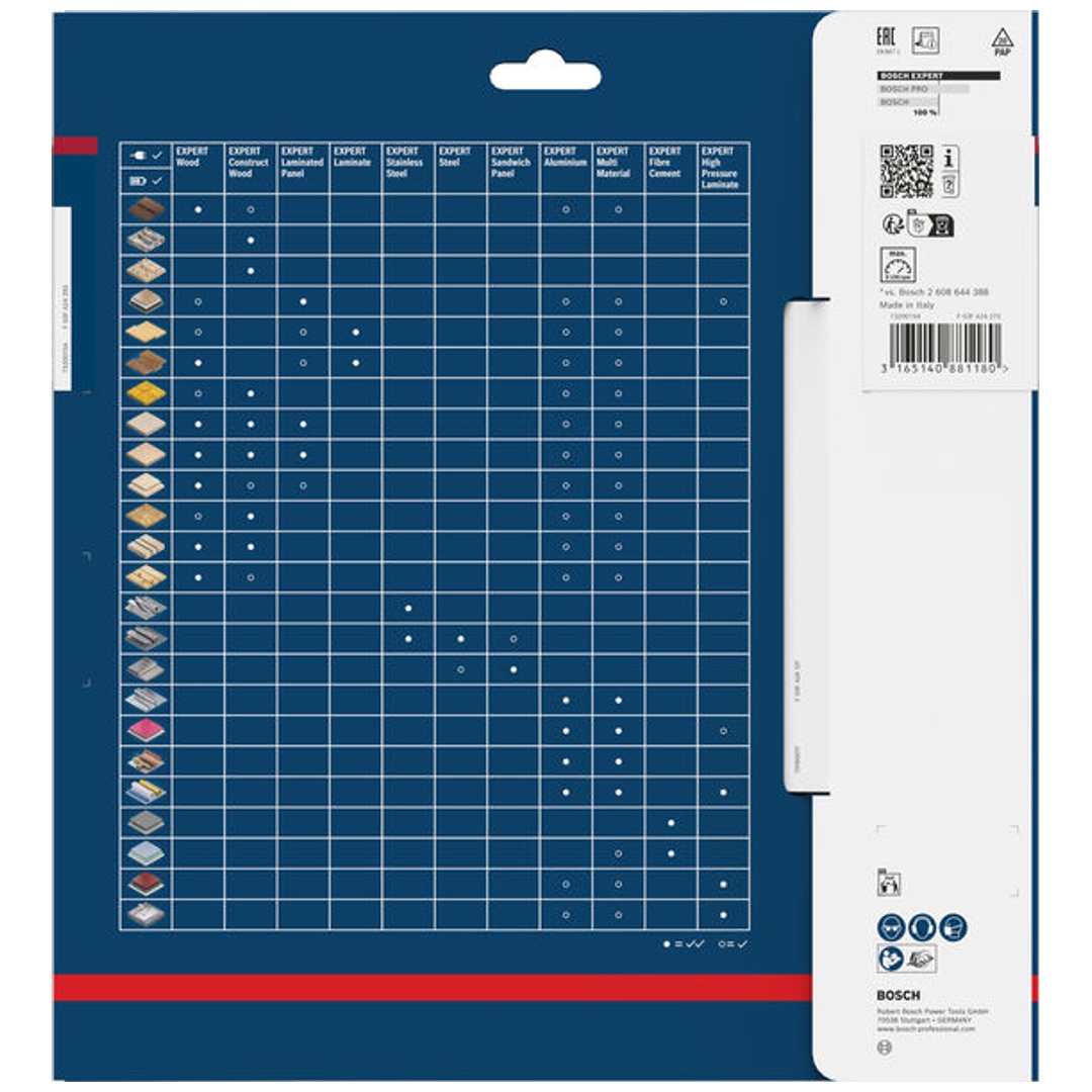 Bosch Kreissägeblatt Expert for High Pressure Laminate, 235 x 30 x 2,8 mm, 64 Zähne