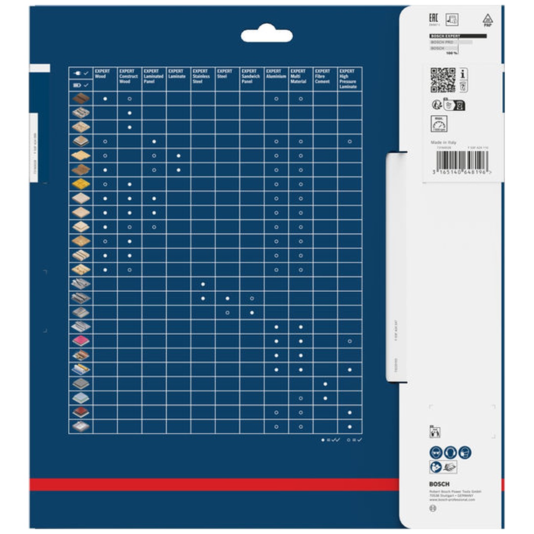 Bosch Kreissägeblatt Expert for Multi Material, 250 x 30 x 2,4 mm, 80