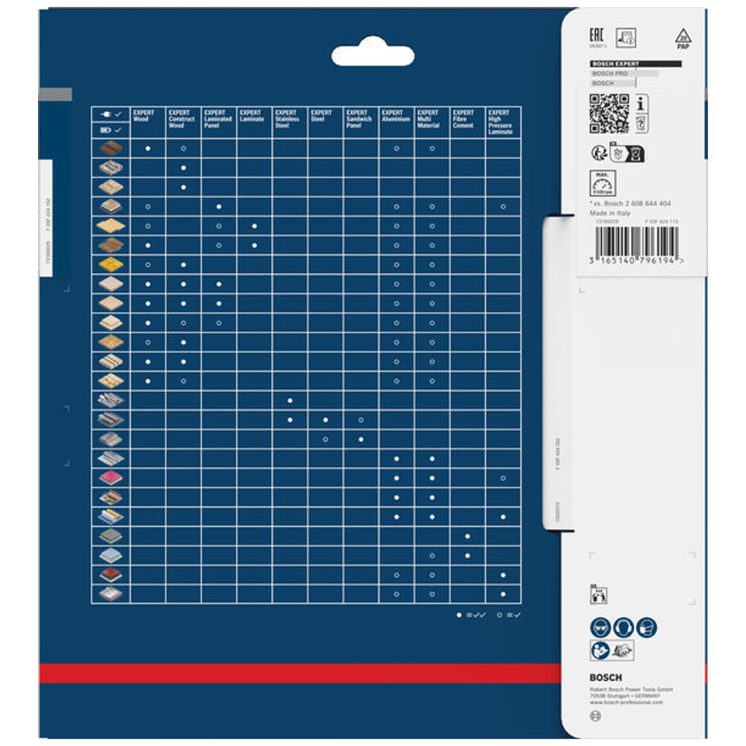 Bosch Kreissägeblatt Expert for Wood, 200 x 30 x 2,8 mm, 48