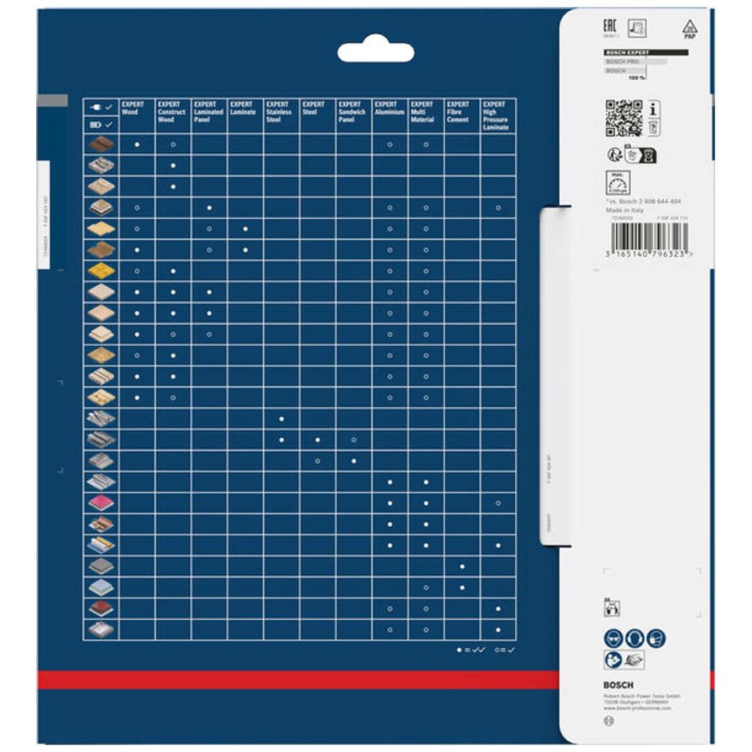 Bosch Kreissägeblatt Expert for Wood, 235 x 30 x 2,8 mm, 56