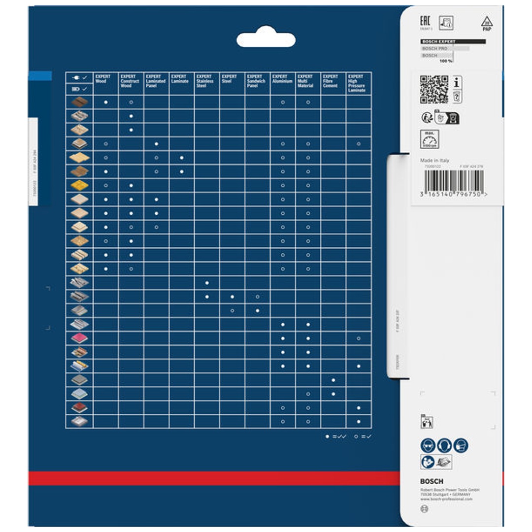 Bosch Kreissägeblatt Expert for Aluminium, 210 x 30 x 2,6 mm, 54