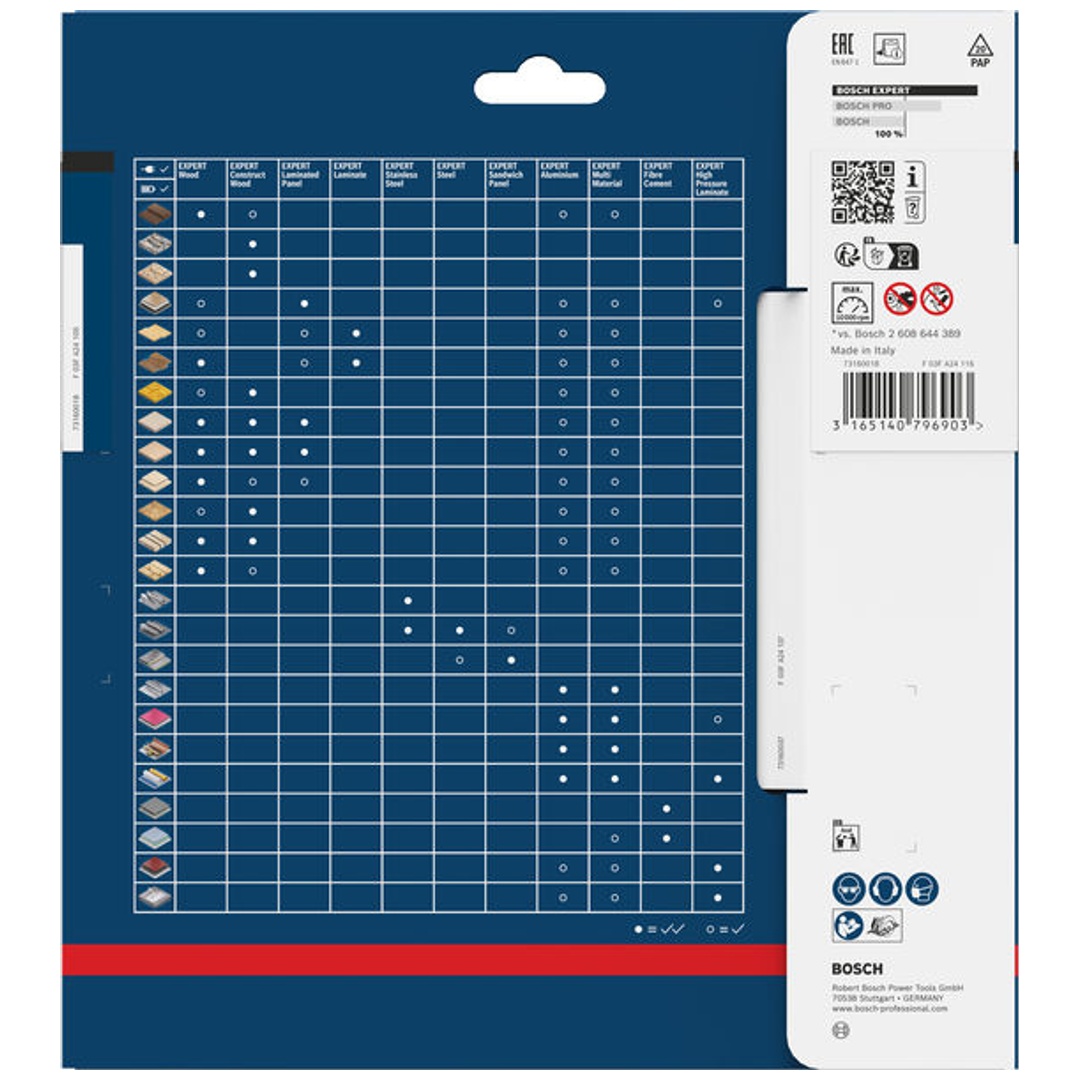 Bosch EXPERT HM Kreissägeblatt 190 x 20 x 2.2/1.6 x 4T