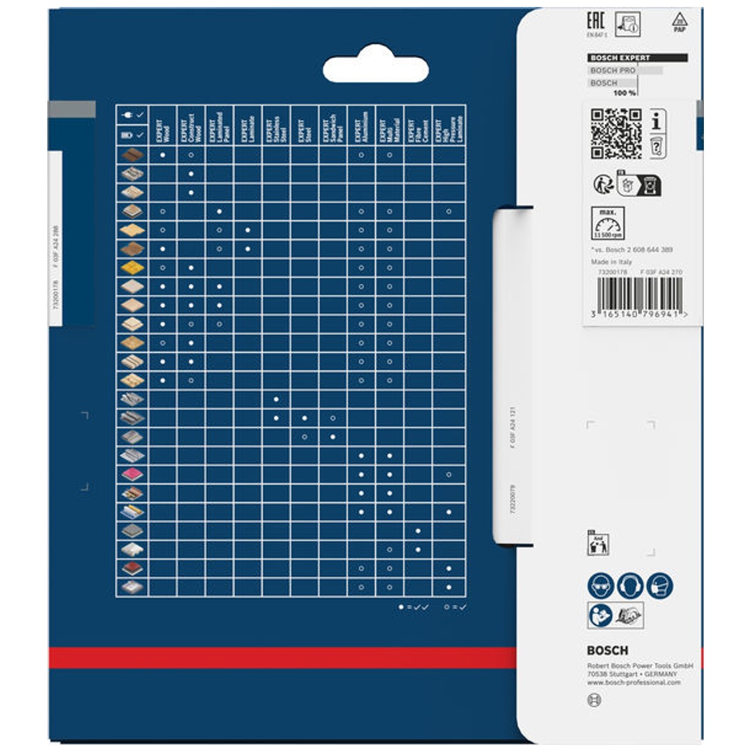 Bosch Kreissägeblatt Expert for Laminated Panel, 165 x 20 x 2,6 mm, 48
