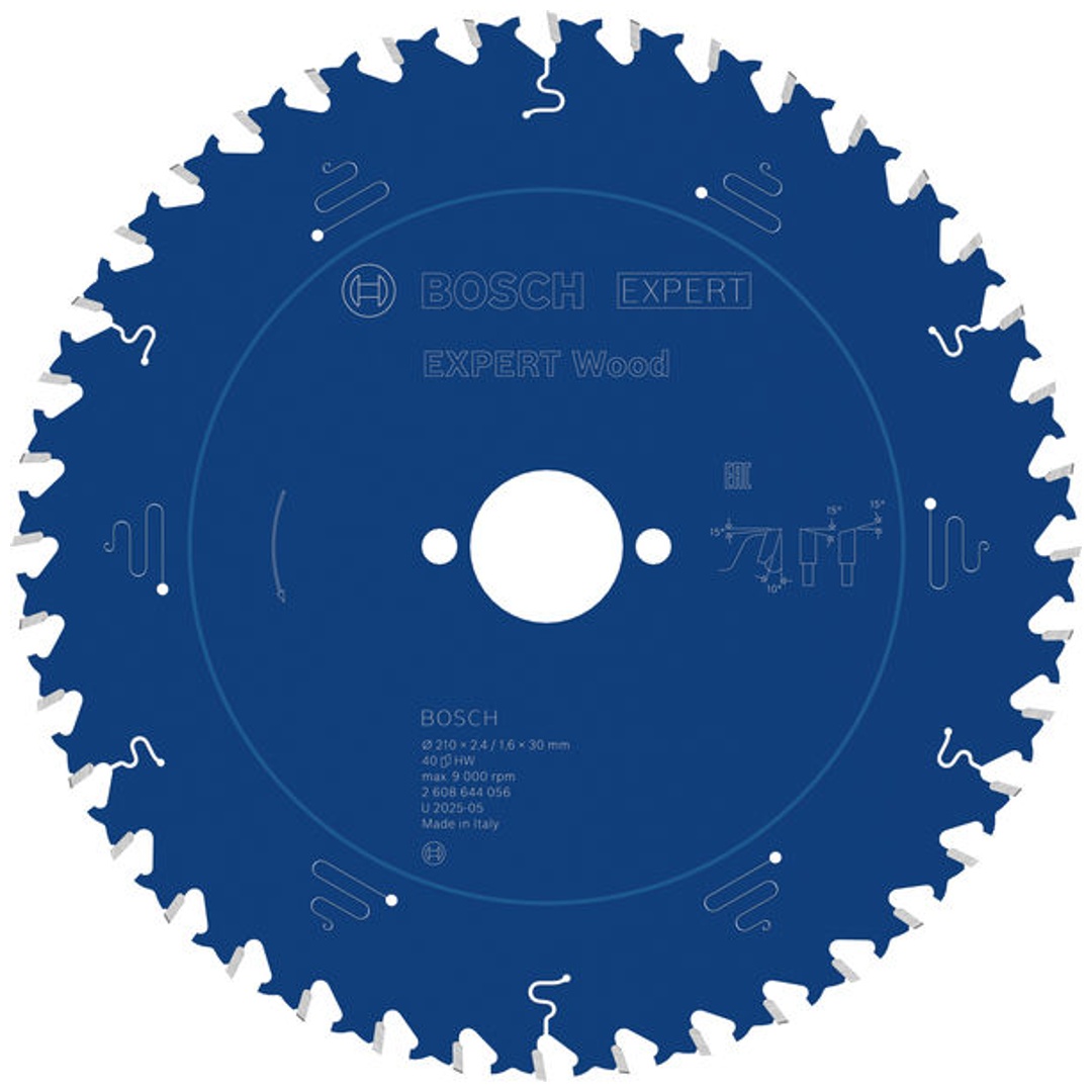 Bosch Kreissägeblatt Expert for Wood, 210 x 30 x 2,4 mm, 40