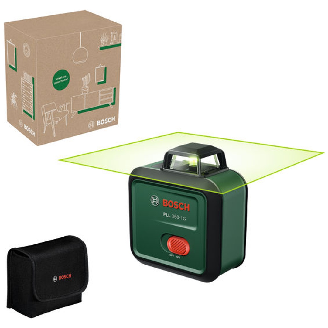 Bosch Professional Bosch Linienlaser PLL 360-1G, incl. 1x Akku BA 3.6V, 2 Ah