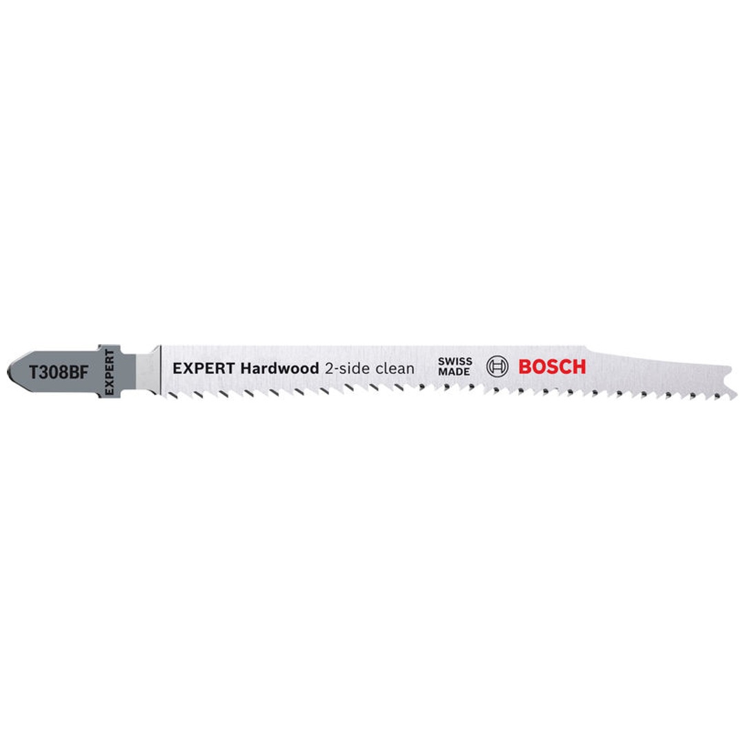 Bosch EXPERT ‘Hardwood 2-side clean’ T 308 BF Stichsägeblatt, 3 Stück