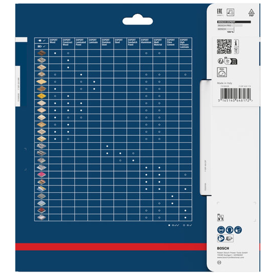 Bosch Kreissägeblatt Expert for Multi Material, 210 x 30 x 2,4 mm, 54