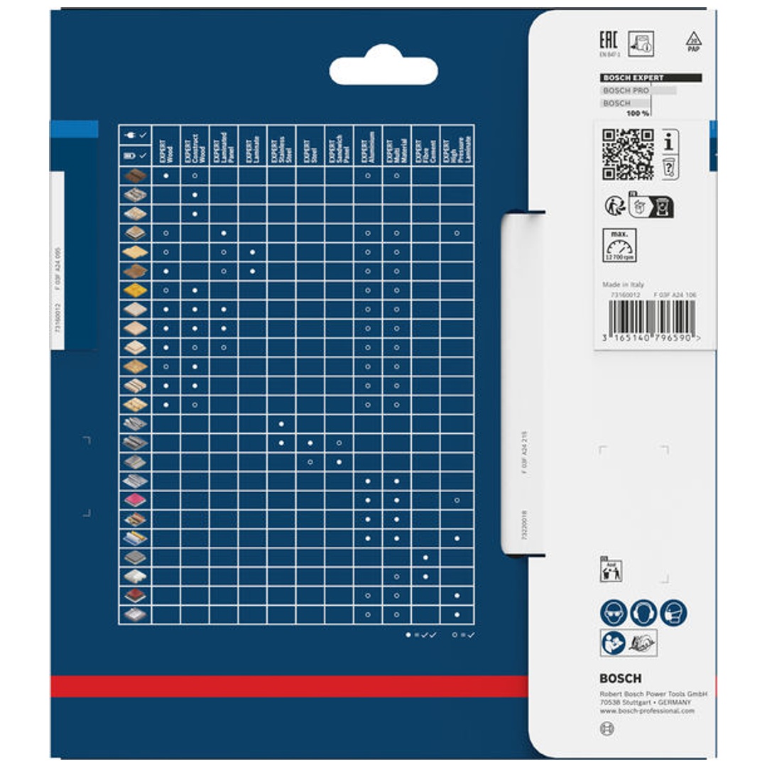 Bosch Kreissägeblatt Expert for Aluminium, 150 x 20 x 2,6 mm, 42
