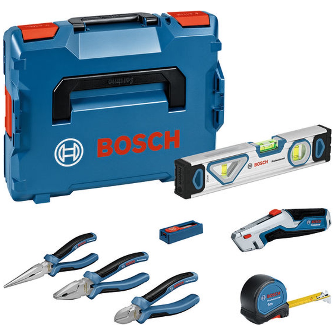 Bosch Combo Kit Set mit Zangen und verschiedenen Handwerkzeugen, 16-tlg.
