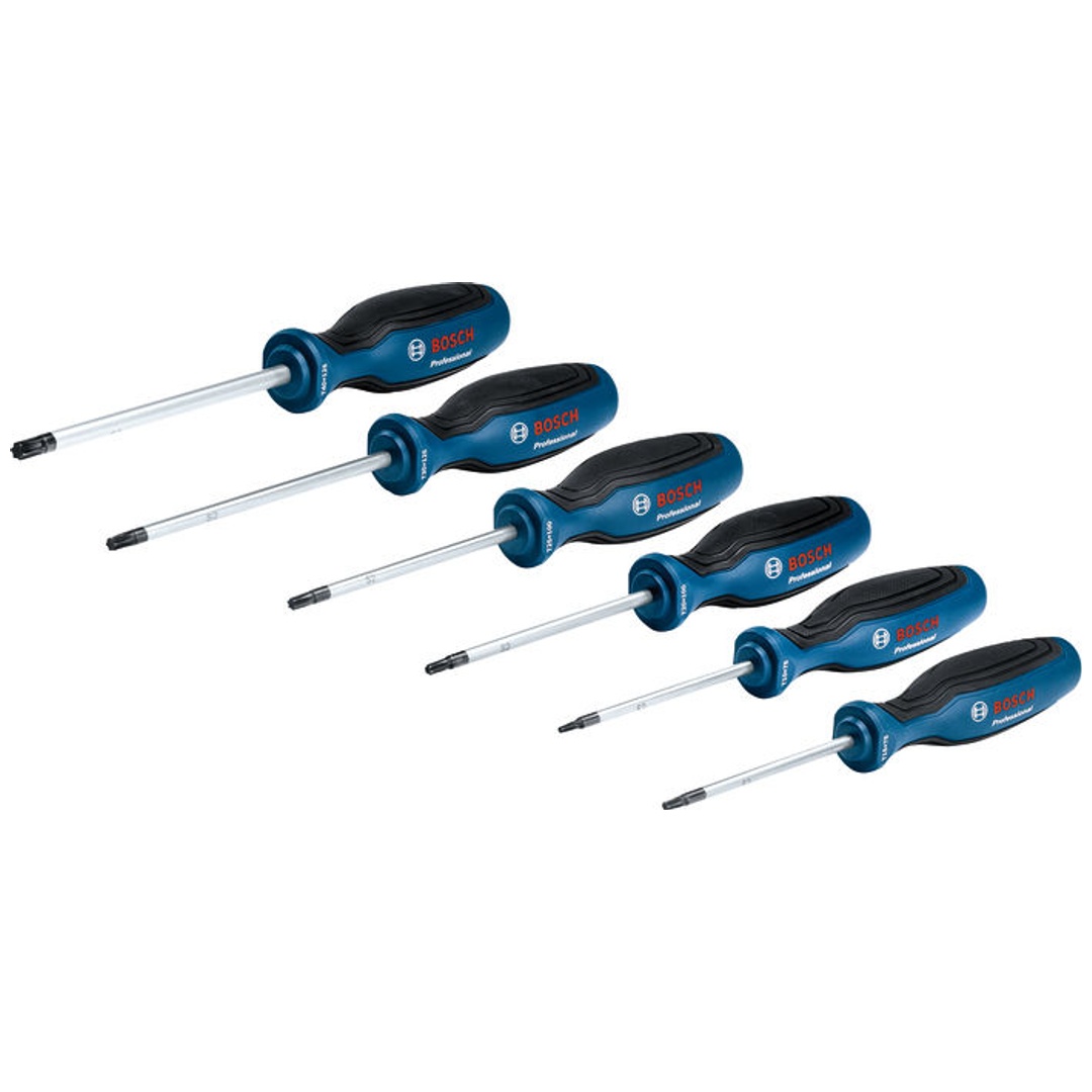 Bosch Schrauber Schraubendreher-Set, 6-tlg., TX