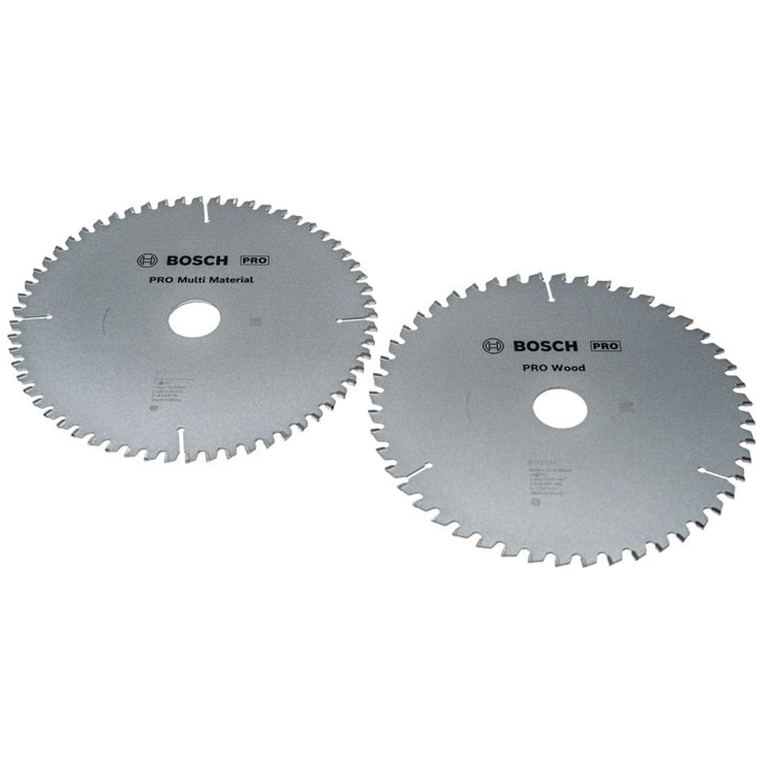 Bosch Kreissägeblatt Promo 2er Pack, 216 mm Pro Wood/MM, Holz/Aluminium/Kunststoff