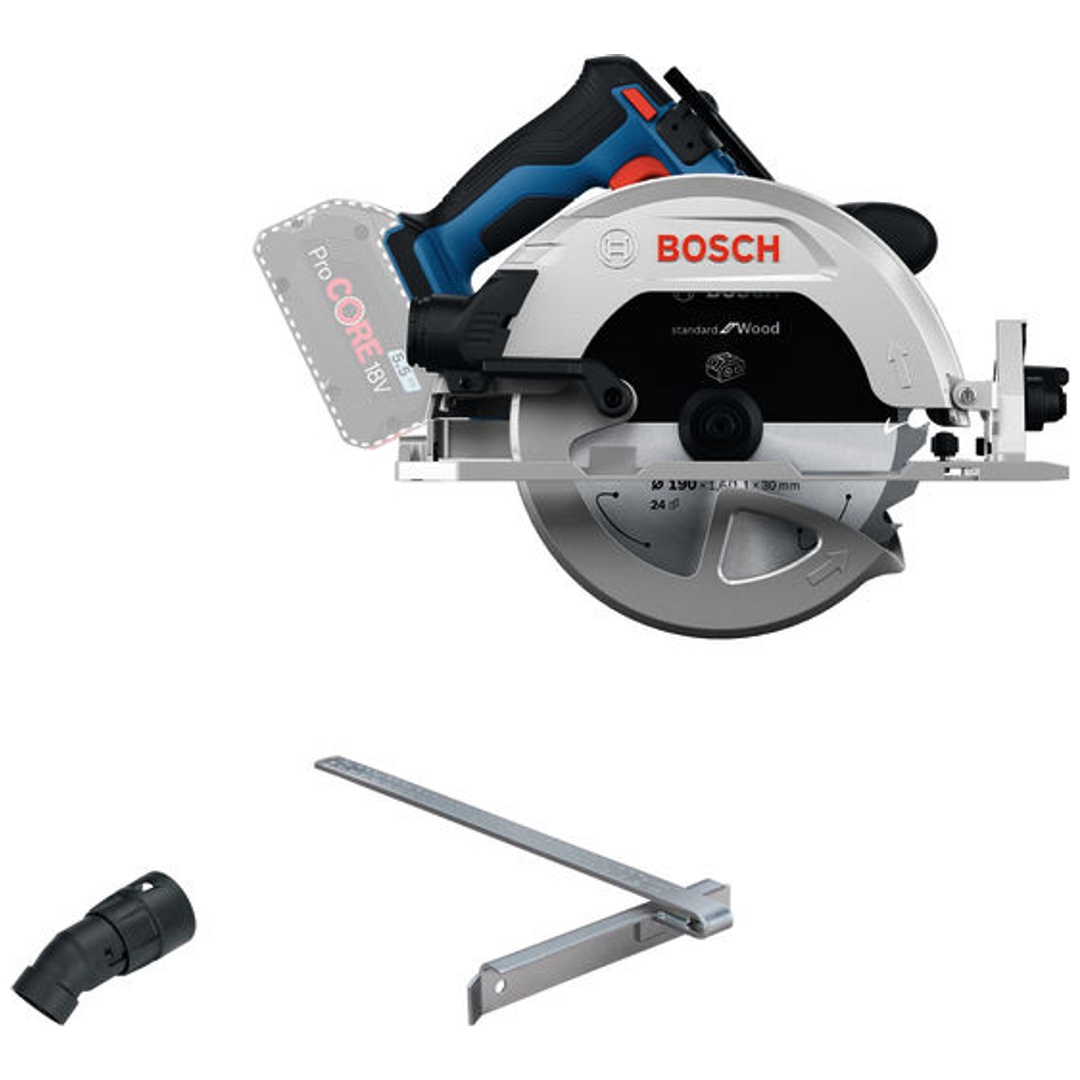 Bosch Professional Bosch Akku-Kreissäge GKS 18V-68-2, incl. Sägeblatt, Anschlag, Karton